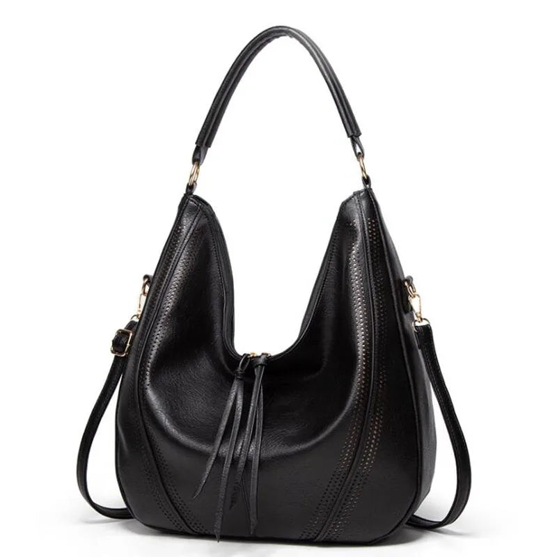Michelle™ | Lässige Lederhandtasche