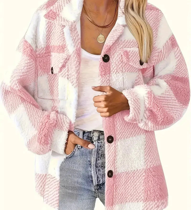 Martin | Elegante Karierte Fleecejacke